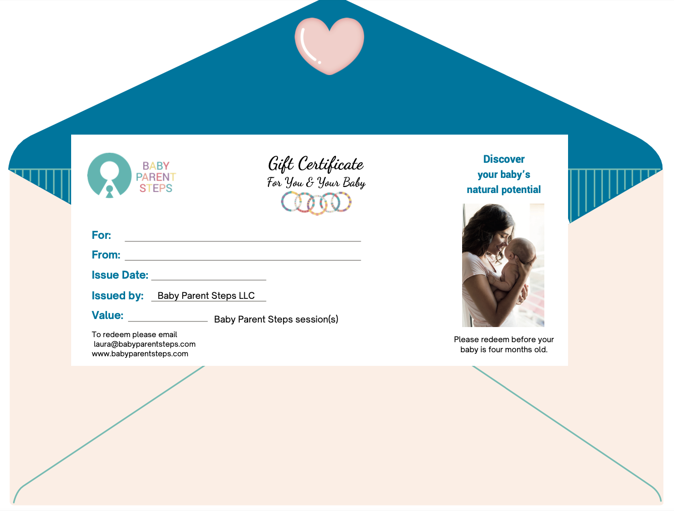 Gift Certificate for online baby classes - the number 1 baby shower gift
